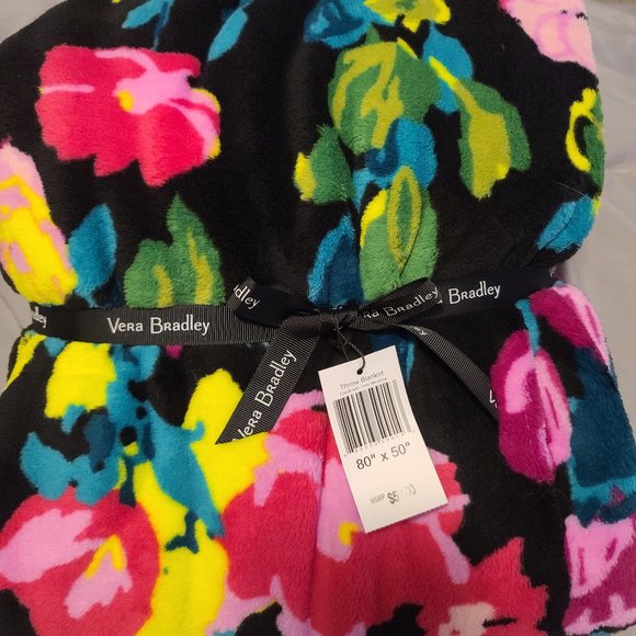 Vera Bradley Bedding Nwt Vera Bradley Hilo Meadow Throw Blanket 8 X